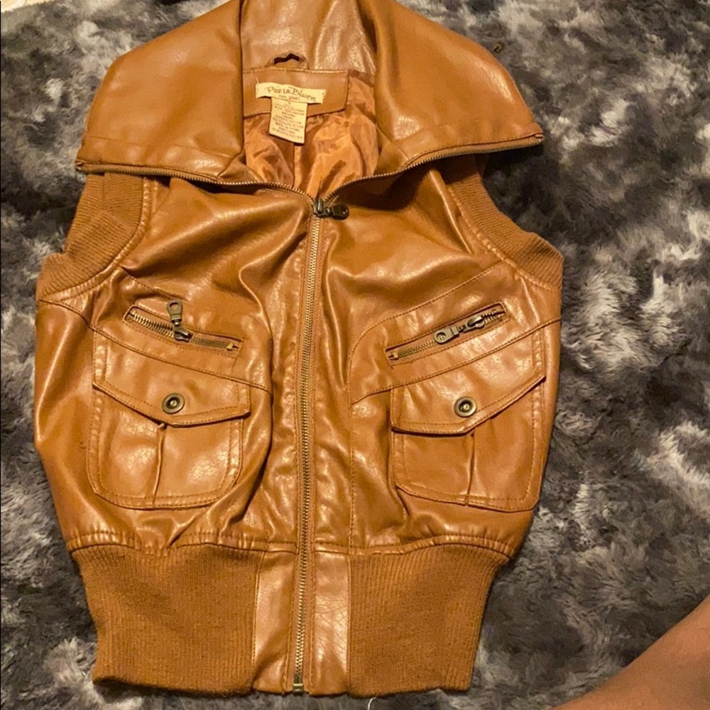 Leather jacket